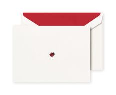 Crane "Marienkäfer" Karten Box mit Farbprägung
