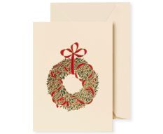 Crane Geschenkkarten-Box Weihnachtskranz