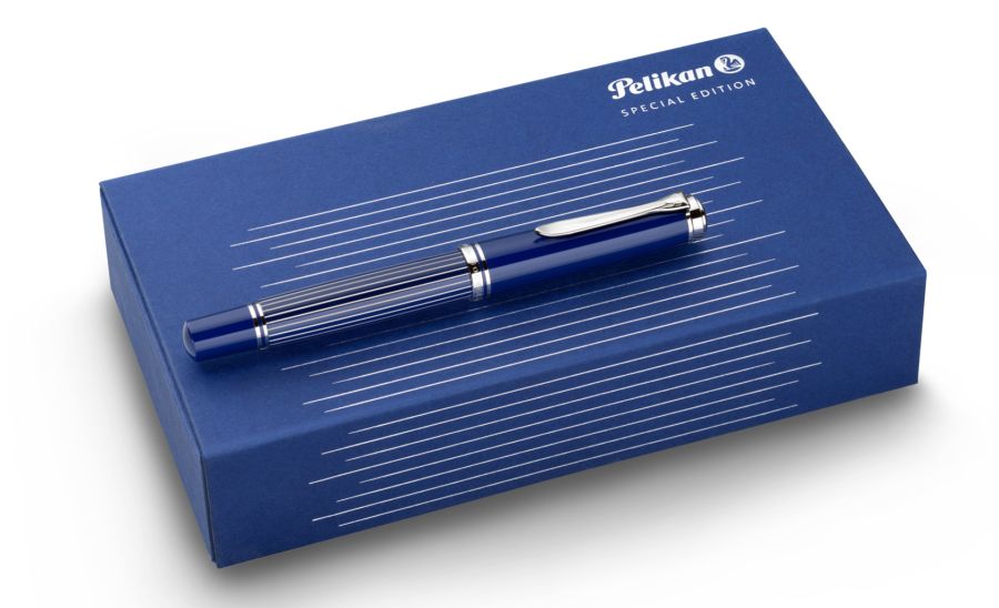 M815 Souverän Metal Striped Blue