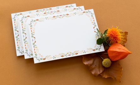 Briefkarten-Set "Herbst" aus der Kollektion "Vier Jahreszeiten"