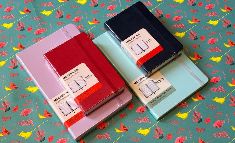 Moleskine Kalender f&uuml;r das Jahr 2026 sind eingetroffen!
