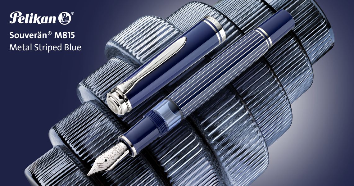M815 Souverän Metal Striped Blue