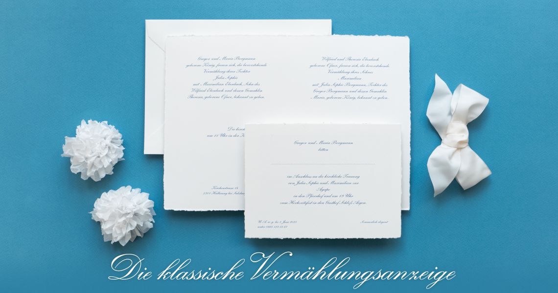 Hochzeitseinladungen bei Huber & Lerner