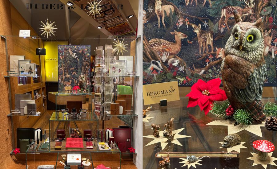 Unsere Weihnachtsauslage im November 2025