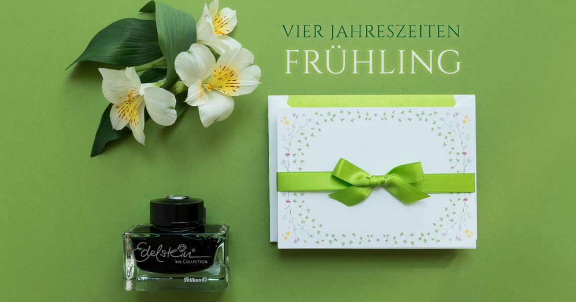 Briefkarten-Set "Frühling" aus der Kollektion "Vier Jahreszeiten"