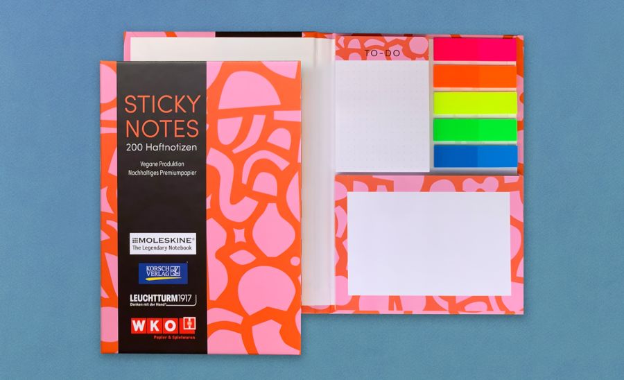 Zu jedem gekauften Kalender gibt es gratis Sticky Notes (solange der Vorrat reicht!)