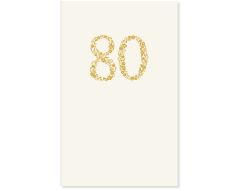 Geburtstagskarte 80