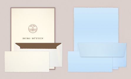 Burg Bütten Briefpapierkollektion bei Huber & Lerner