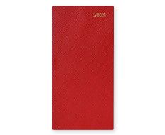 Leathersmith The Oxford Wochenkalender 2024 Red