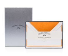 Crown Mill Silver Line Briefkarten Box Orange