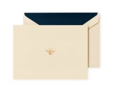 Crane "Biene" Karten Box mit Goldprägung