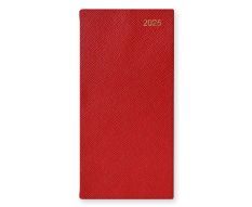 Leathersmith The Oxford Wochenkalender 2025 Red