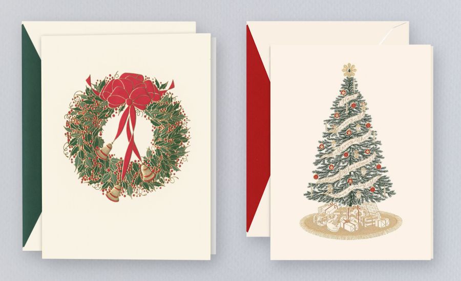 Edle Weihnachtskarten von Crane