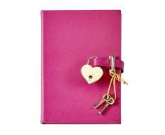 Tagebuch mit Schloss Pink