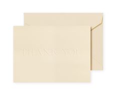 Crane "Thank You" Karten Box mit Blindprägung