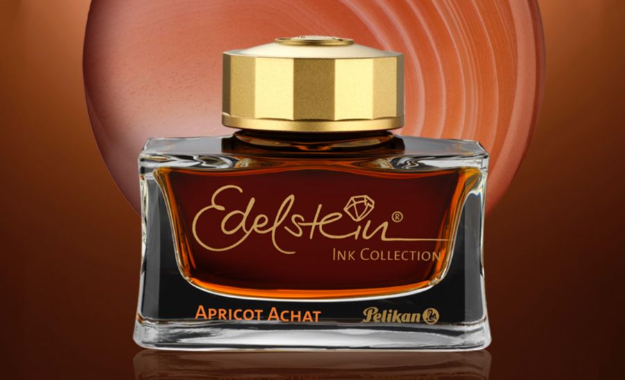 Pelikan Edelstein Tinte des Jahres 2025 Apricot Achat