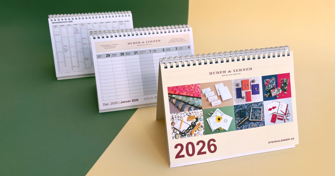Stehkalender 2026 Format A5