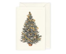 Rossi Weihnachtskarten-Box Weihnachtsbaum Edelweiß