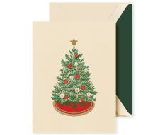 Crane Weihnachtsbillett-Box Candlelight Christmas Tree