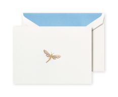 Crane "Libelle" Karten Box mit Goldprägung