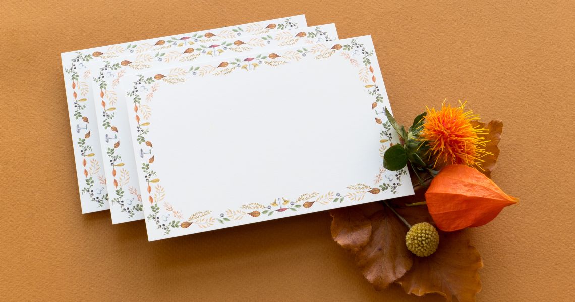 Briefkarten-Set "Herbst"